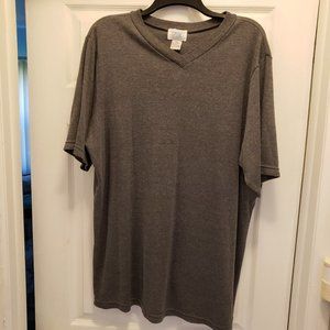 Only Necessities Womens Gray v neck size 1X